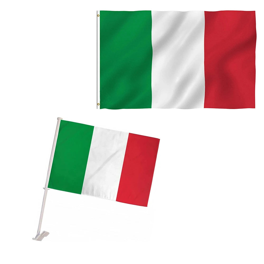 Italien Auto Flagge